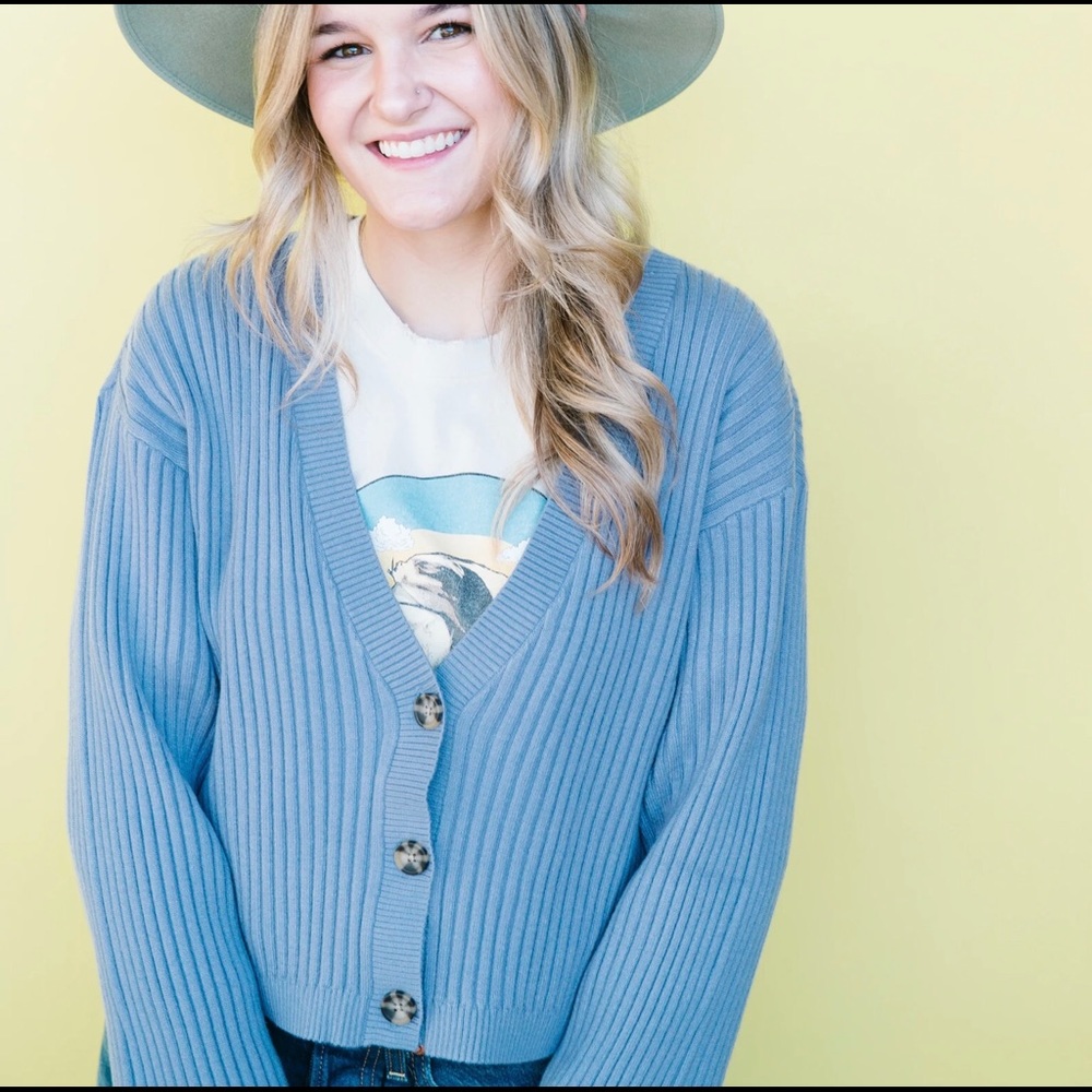 RVCA CHARMED CARDIGAN SWEATER - Picture 4 of 7